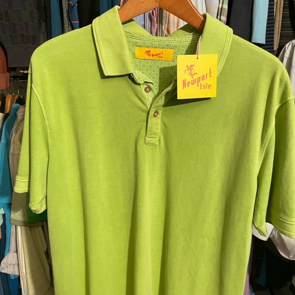 (New) Men’s Polo / Newport Isle / Green / L